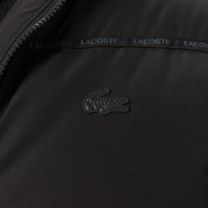 Lacoste Erkek Kapüşonlu Siyah Mont