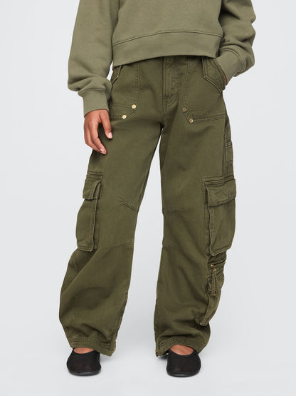 Haki Gap × Cult Gaia Kargo Barrel Pantolon