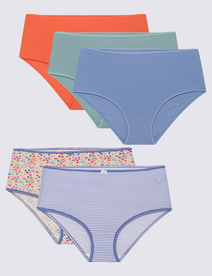 5'li Cotton Lycra Short Külot Seti