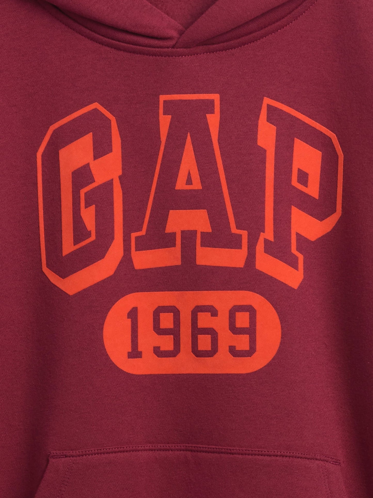 Bordo Vintagesoft Gap Logo Sweatshirt