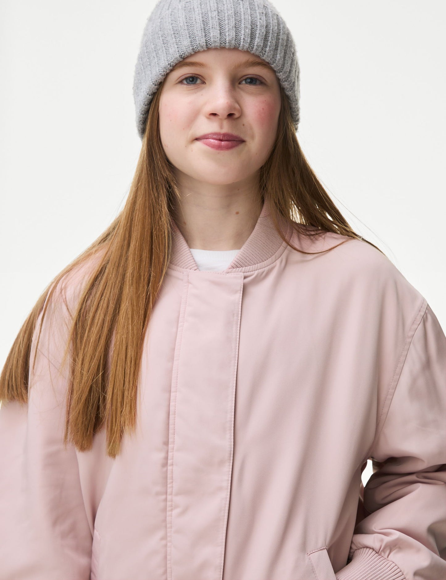Regular Fit Saten Bomber Ceket (6-16 Yaş)