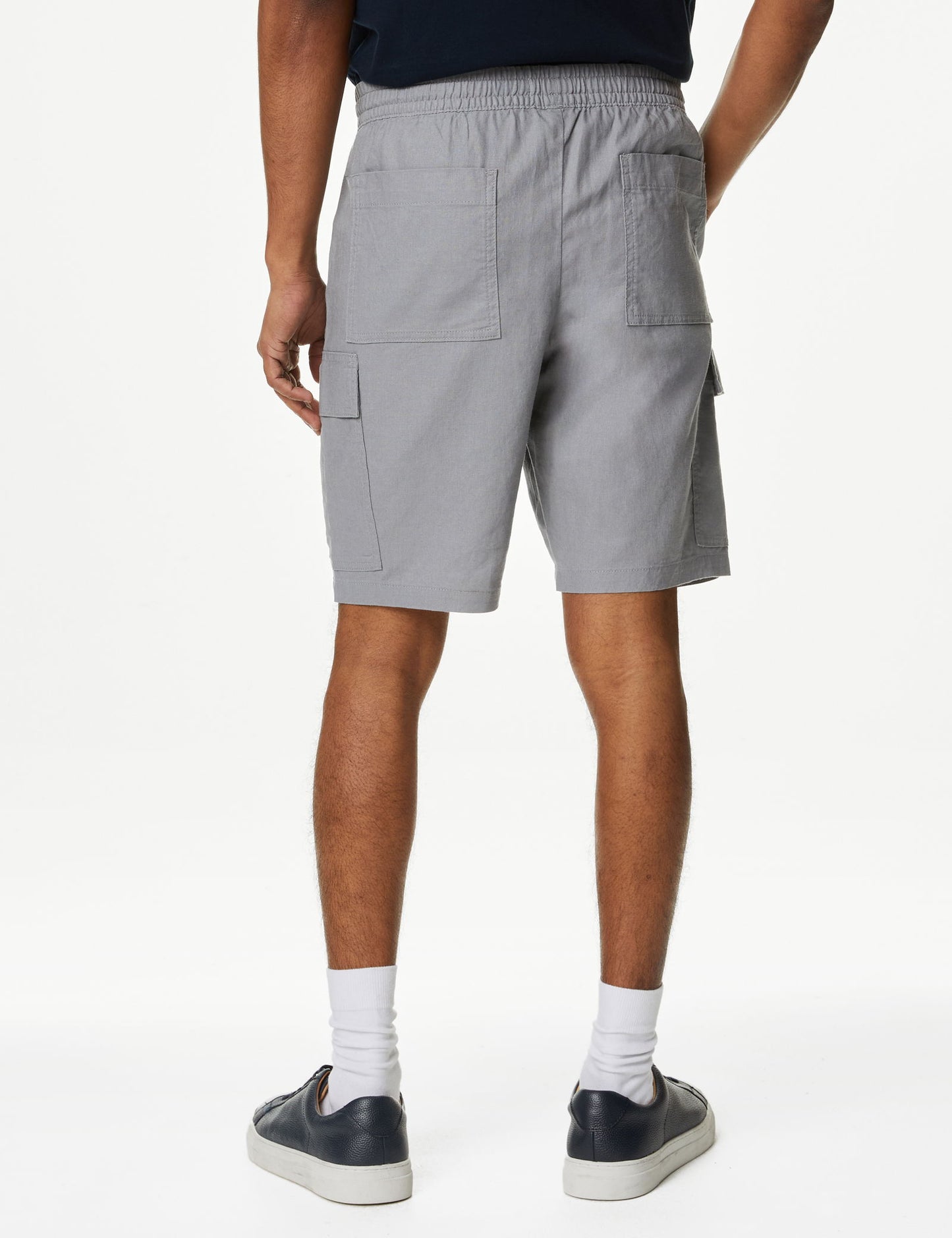 Regular Fit Utility Keten Şort