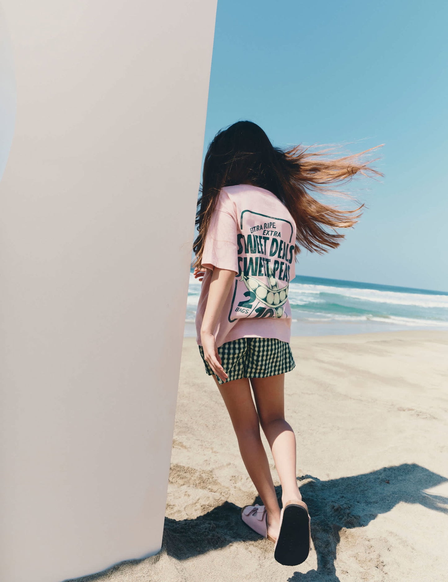 Sweet Pea Baskılı T-shirt