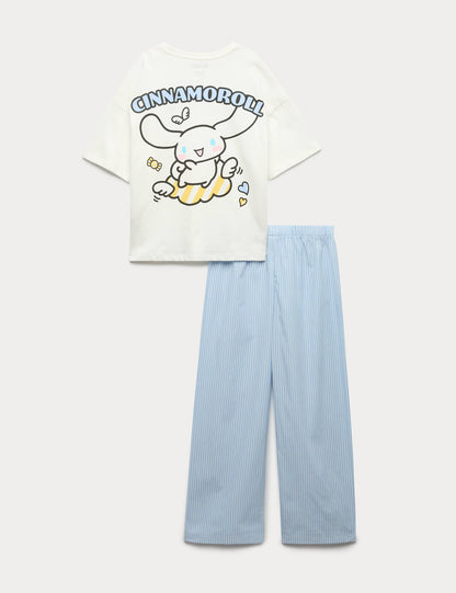 Saf Pamuk Cinnamoroll Pijama Takımı (0–16 Yaş)