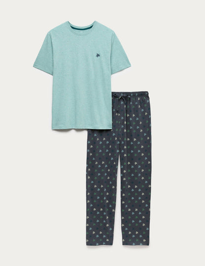 Desenli Pijama Takımı