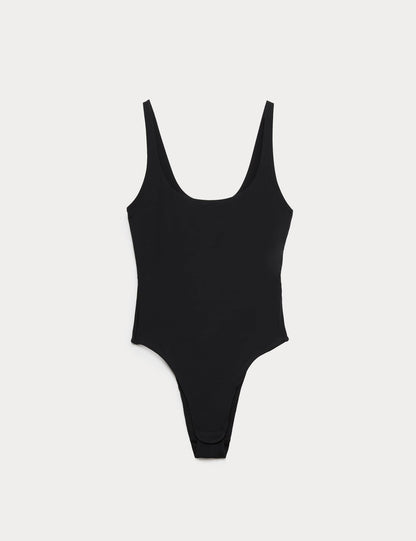 Body Soft Yüksek Bacak Kesimli Body