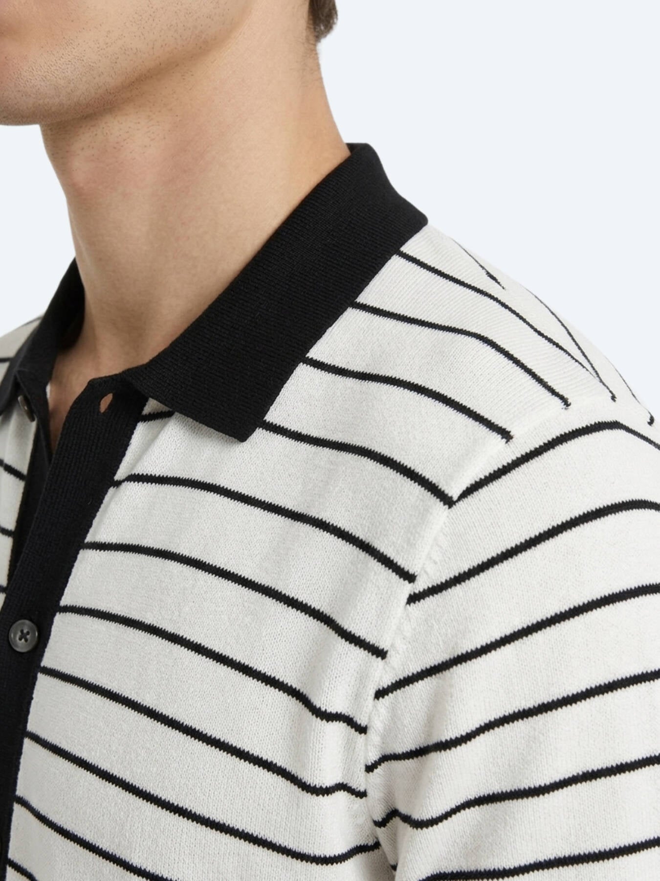 Ekru Çizgili Regular Fit Kısa Casual Pamuk Karışımlı Gömlek