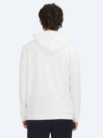 Ekru Kapüşonlu Sweatshırt