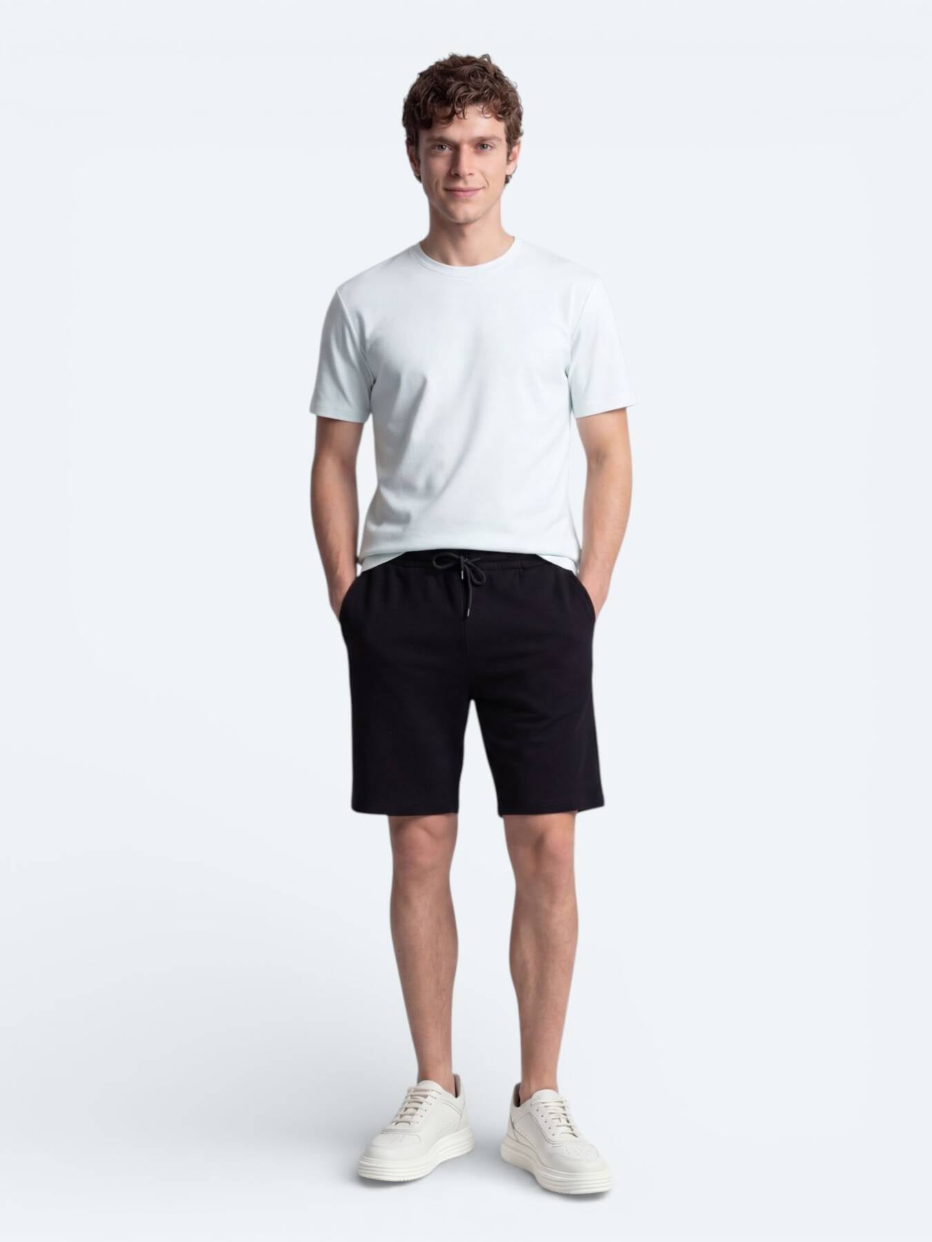 Ekru Düz T-shirt
