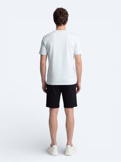 Ekru Düz T-shirt