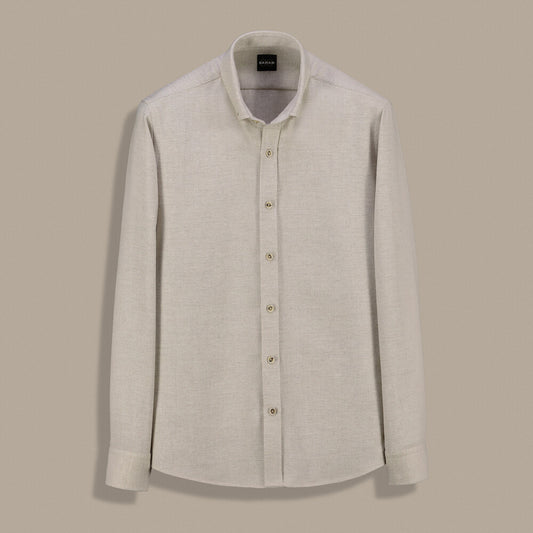 Eleta Slim Bej Gömlek