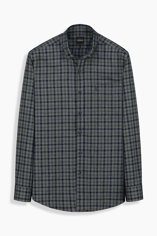 Eleta Selection Pamuklu Yeşil Gömlek