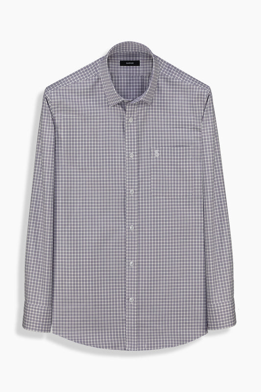 Elvio Kareli Cepli Mor Gömlek