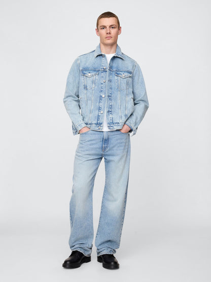 Açık Mavi Classic Icon Denim Ceket