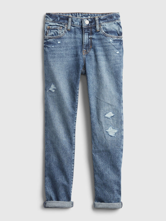 Mavi Distressed Girlfriend Washwell™ Jean Pantolon