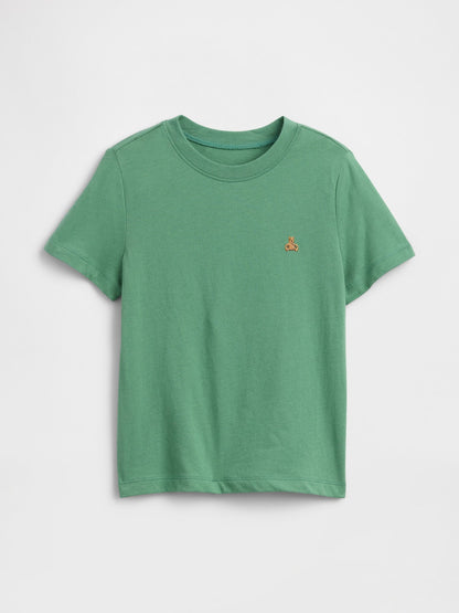 Yeşil Brannan Bear Bisiklet Yaka T-shirt