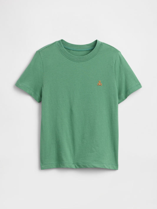 Yeşil Brannan Bear Bisiklet Yaka T-shirt