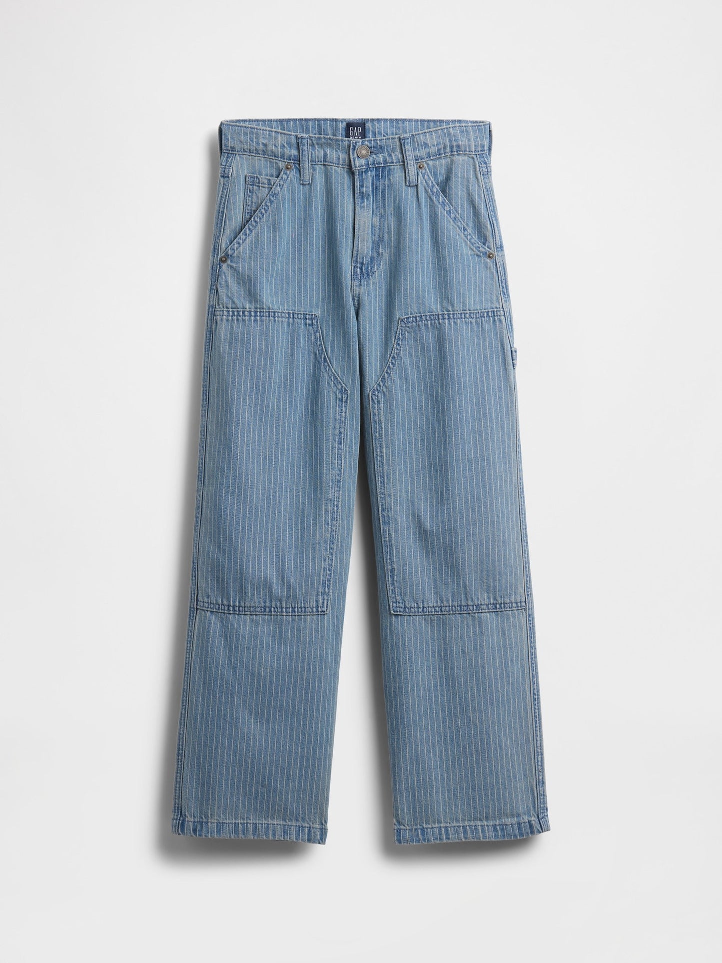Mavi Kids Baggy Çizgili Iki Dikişli Carpenter Jean Pantolon