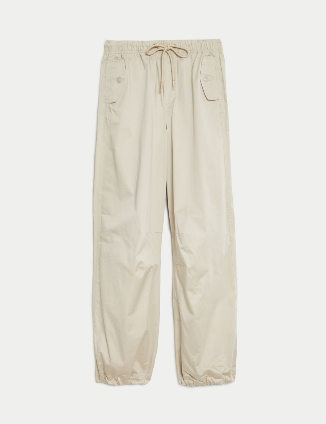 Relaxed Fit Yüksek Bel Paraşüt Pantolon