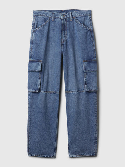 Mavi Kargo Baggy Jean Pantolon