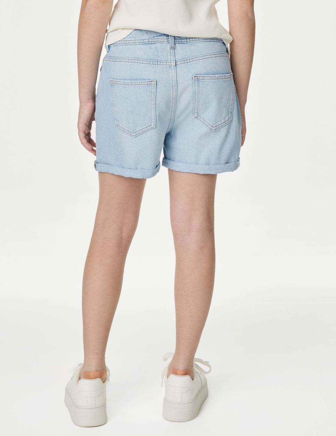 Saf Pamuklu Regular Fit Denim Şort (6-16 Yaş)