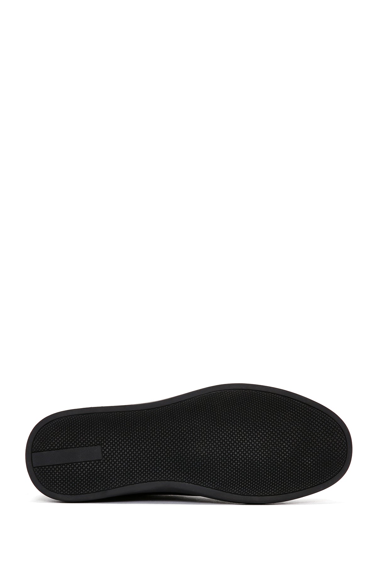 Erkek Siyah Deri Sneaker