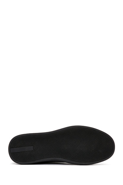 Erkek Siyah Deri Sneaker