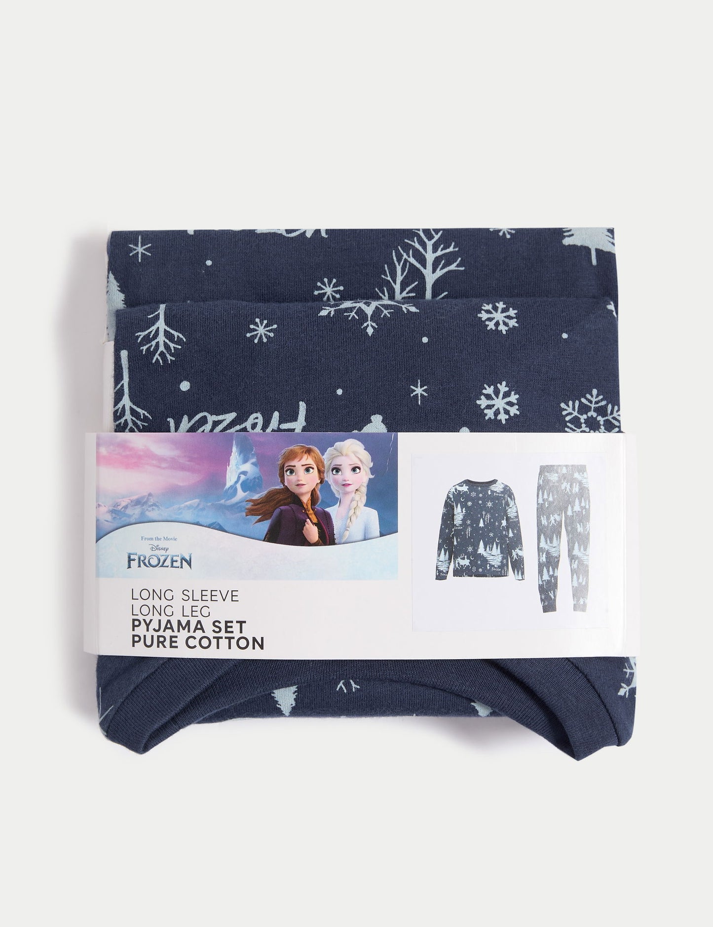Saf Pamuklu Disney Frozen Pijama Takımı (2-8 Yaş)