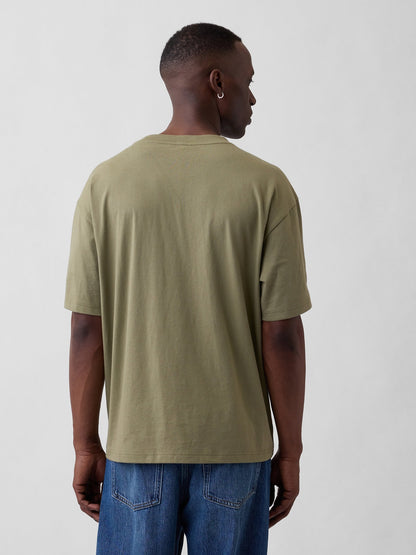 Haki Vintagesoft Boxy Gap Logo T-shirt
