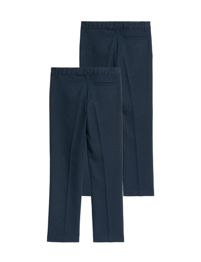 2’li Paket Unisex Ince Paça Okul Pantolonu (2–18 Yaş)