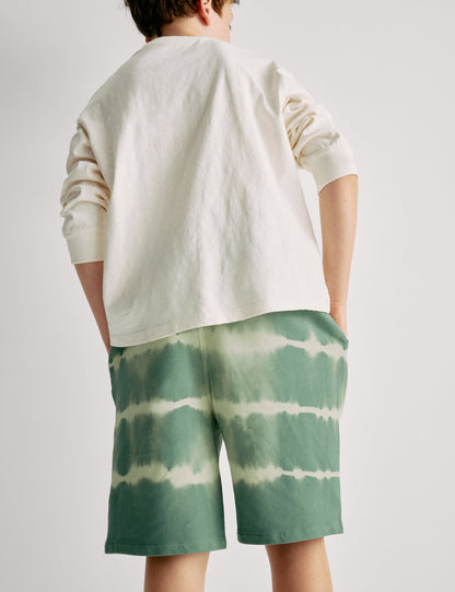 Saf Pamuklu Tie-dye Şort (6–16 Yaş)