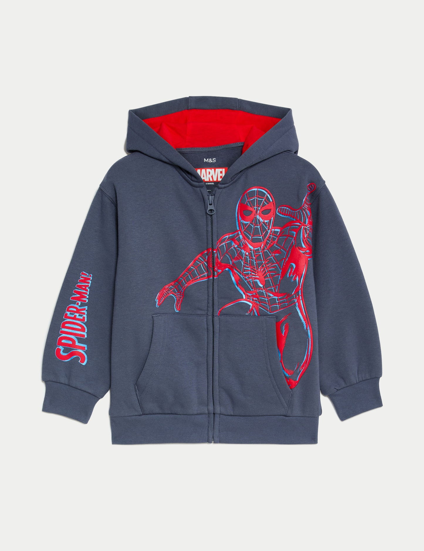 Spider-man:trade_mark: Kapüşonlu Sweatshirt (2-8 Yaş)
