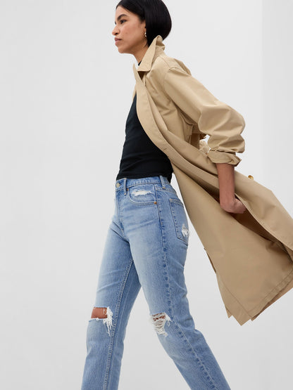 Mavi High Rise Cheeky Straight Washwell™ Jean Pantolon