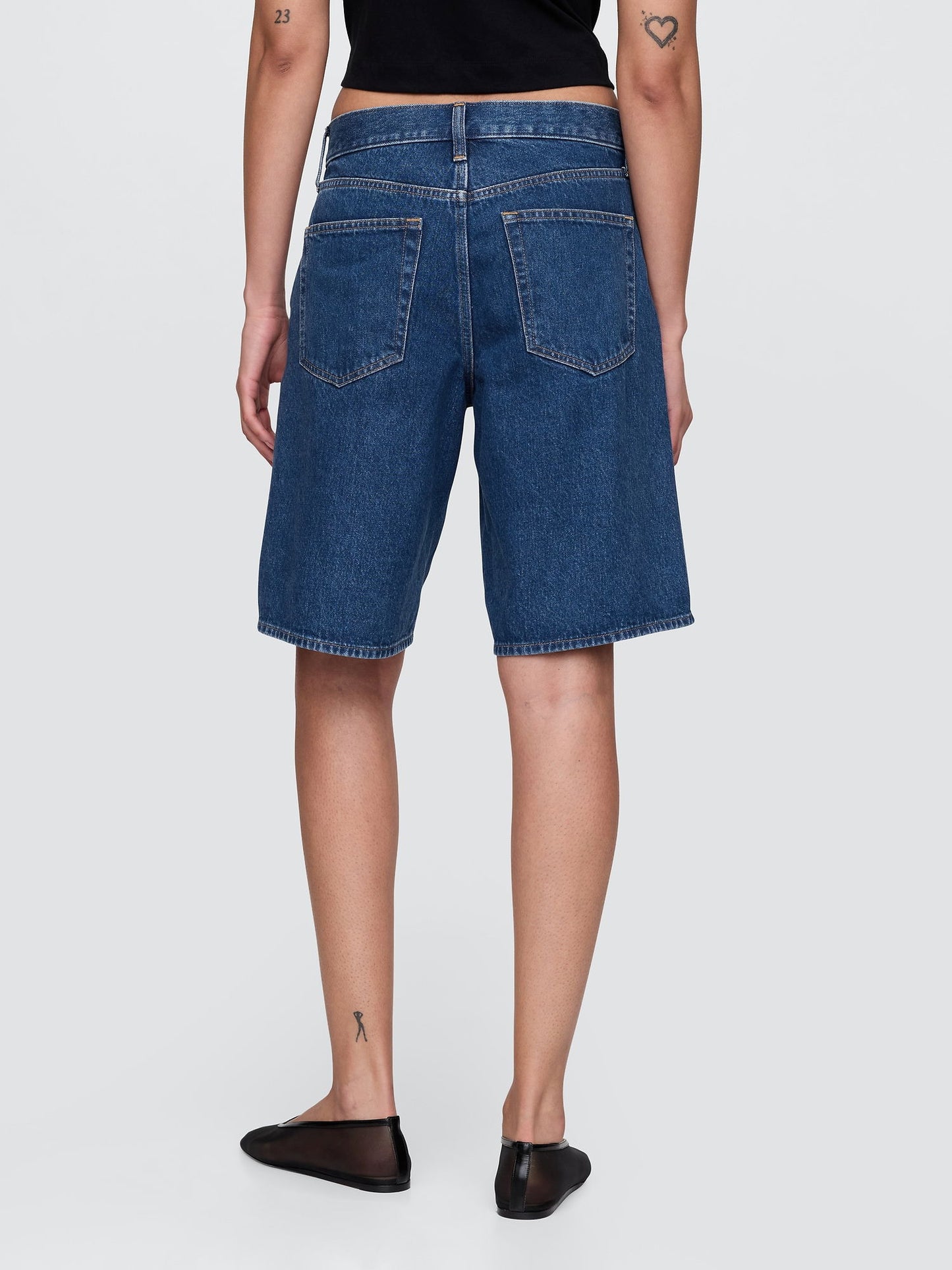 Mavi 11 Mid Rise Longline Denim Şort