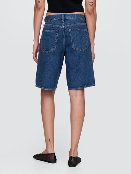 Mavi 11 Mid Rise Longline Denim Şort