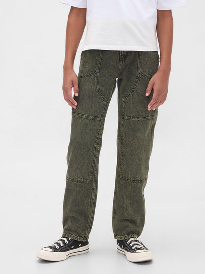 Yeşil Original Straight Jean Pantolon