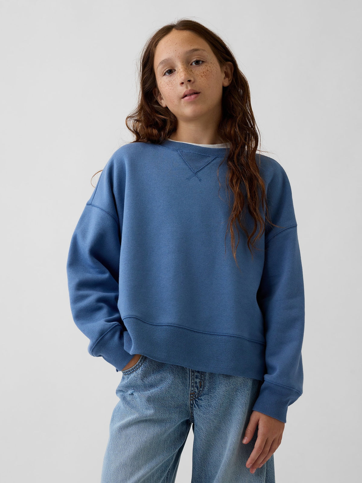 Mavi Vintagesoft Oversized Split Hem Sweatshirt
