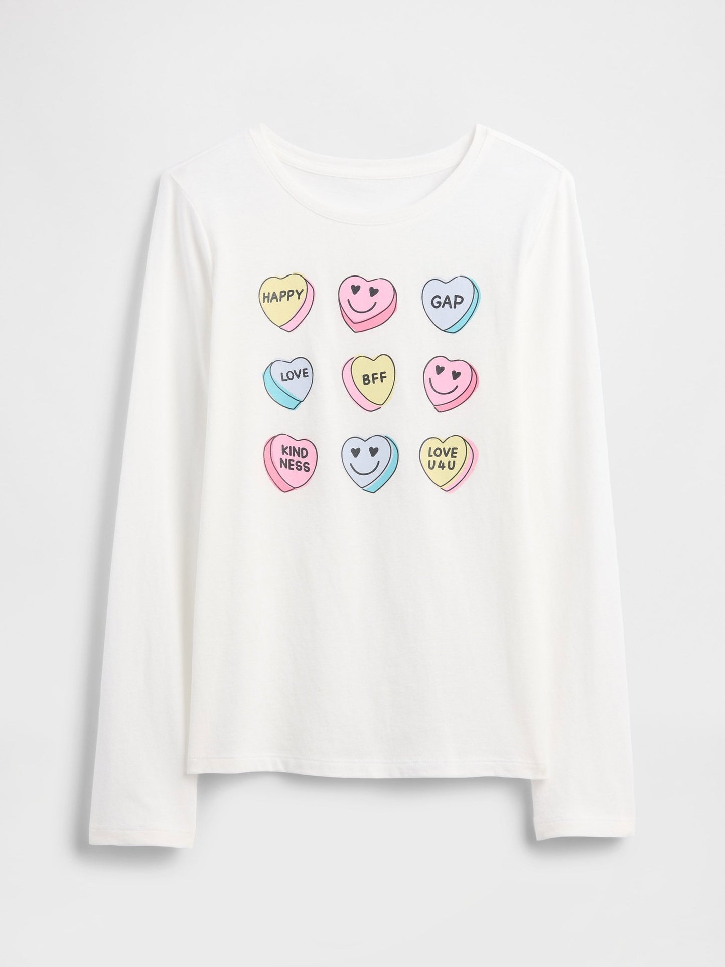 Kırık Beyaz Kids Grafik T-shirt