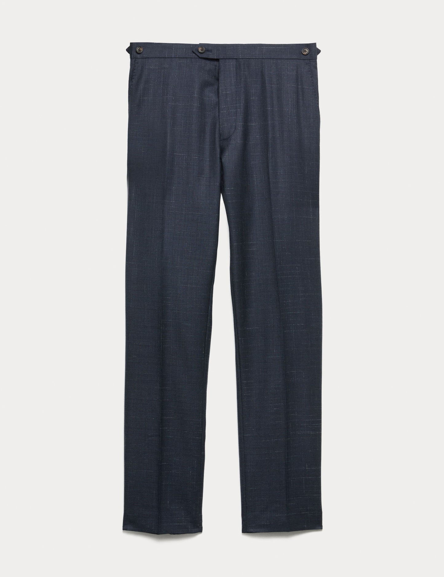 Yün Karışımlı Düz Paça Pantolon