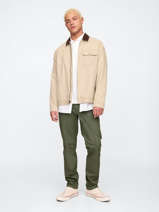 Haki Slim Fit Gap Flex Khaki Pantolon