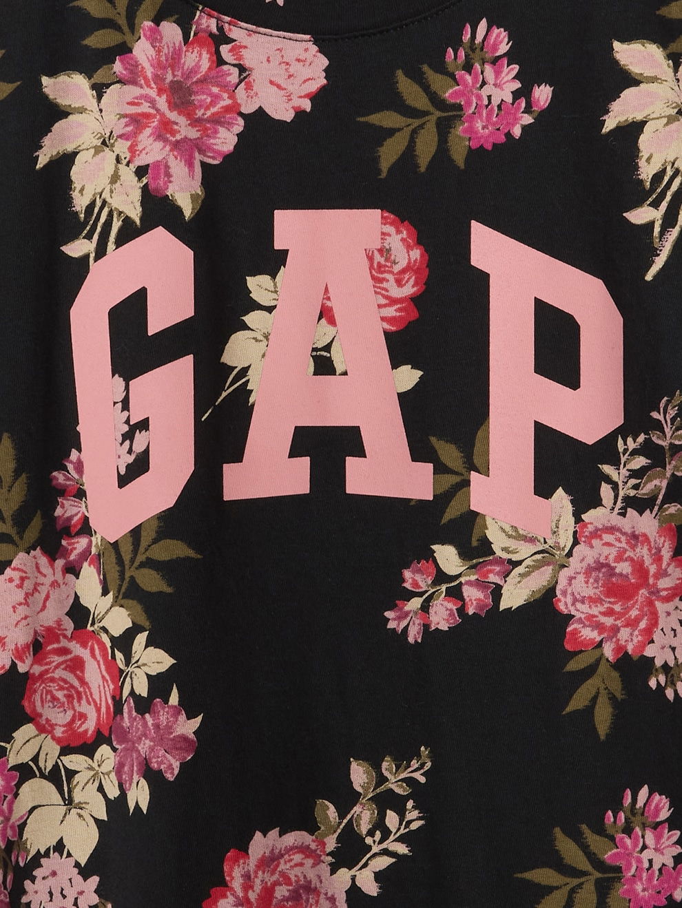 Siyah Gap Logo T-shirt