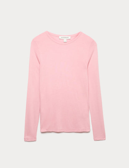 Ipekli Slim Fit Uzun Kollu Tişört