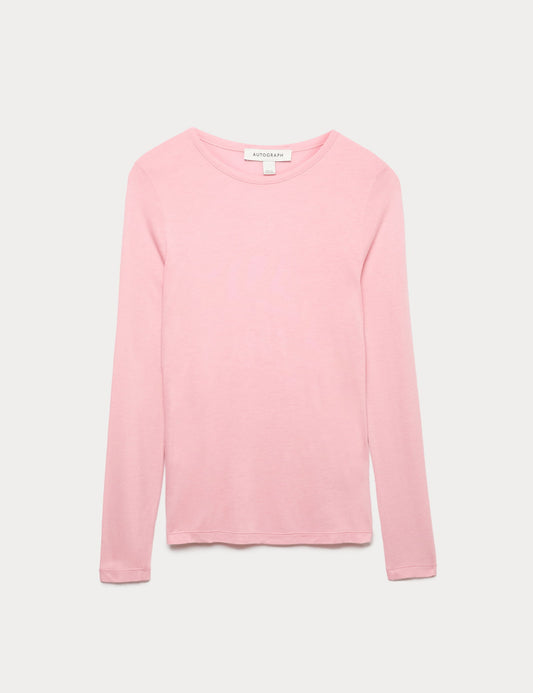 Ipekli Slim Fit Uzun Kollu Tişört