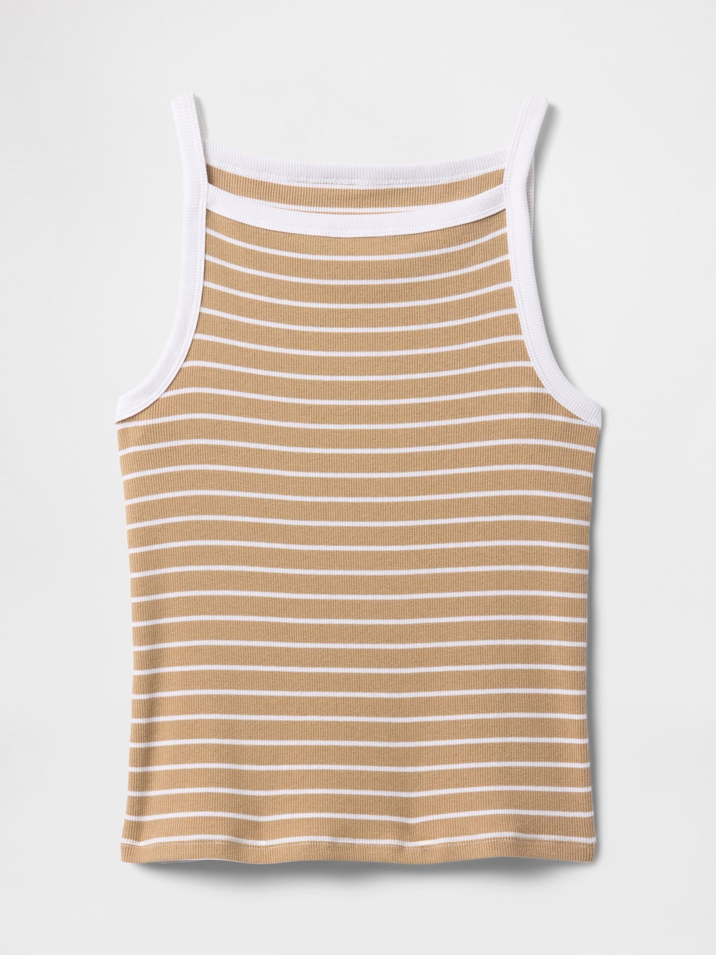 Kahverengi Halter Yaka Modern Atlet