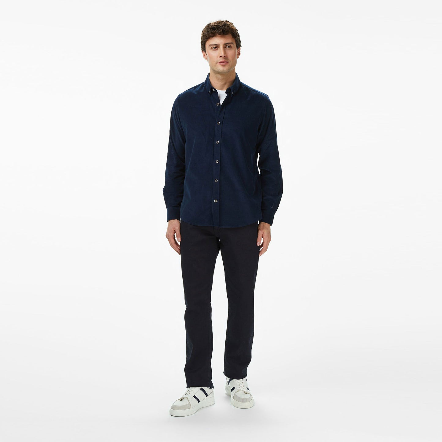 Nautica Erkek Lacivert Classic Fit Gömlek