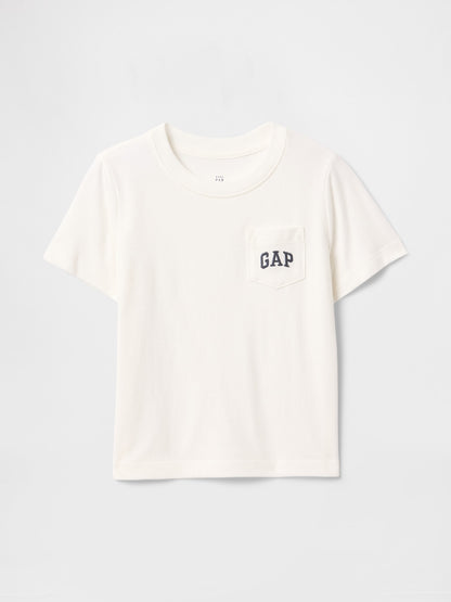 Beyaz Gap Logo T-shirt