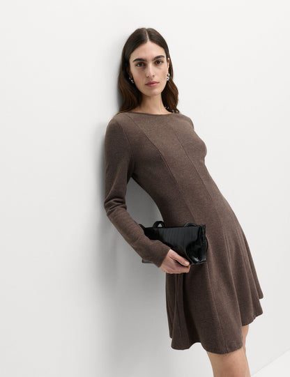Pamuk Karışımlı Jersey Mini Elbise