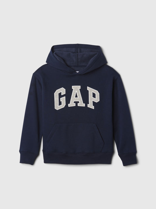 Lacivert Gap Logo Kapüşonlu Sweatshirt