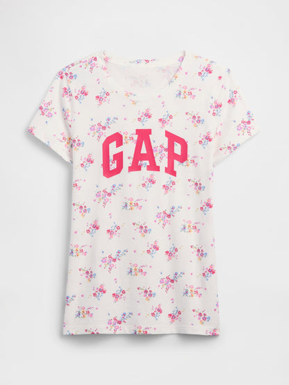 Beyaz Gap Logo T-shirt