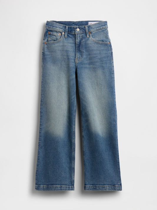 Mavi High Rise Stride Wide-leg Ankle Jean Pantolon